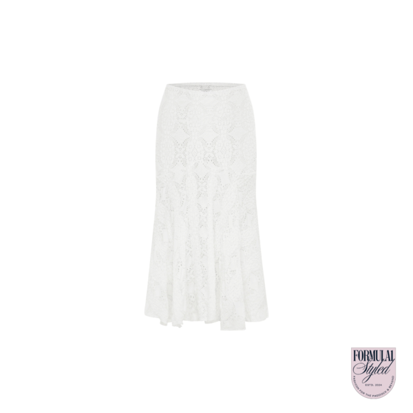 With Jéan 'Maeve' Lace Embroidered Skirt