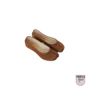 Maison Margiela 'Tabi' Satin Ballerina Flats