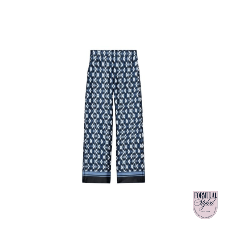 Zara ‘Geometric Print’ High-Waisted Pants