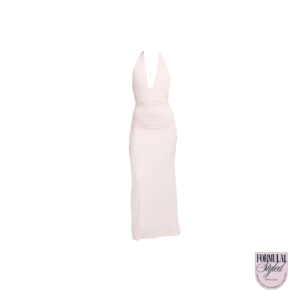 Kookaï 'Leni' Pale Pink Maxi Dress