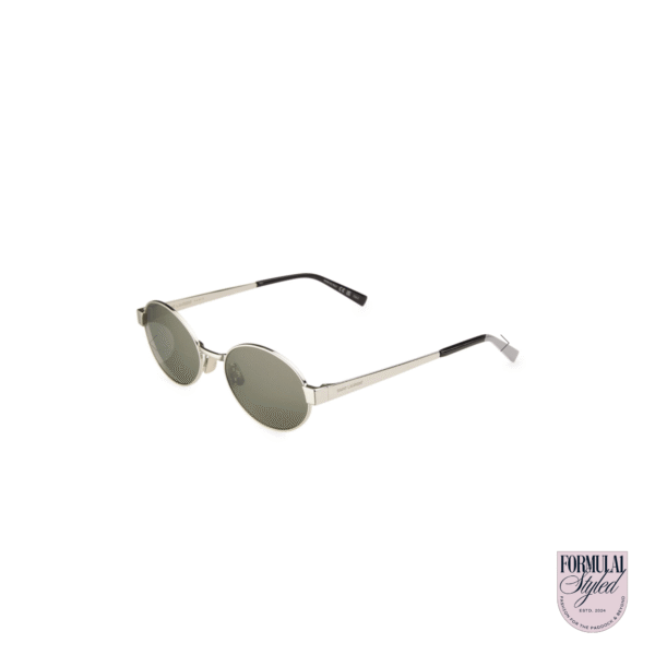 YSL 'SL 692' Round-Frame Sunglasses
