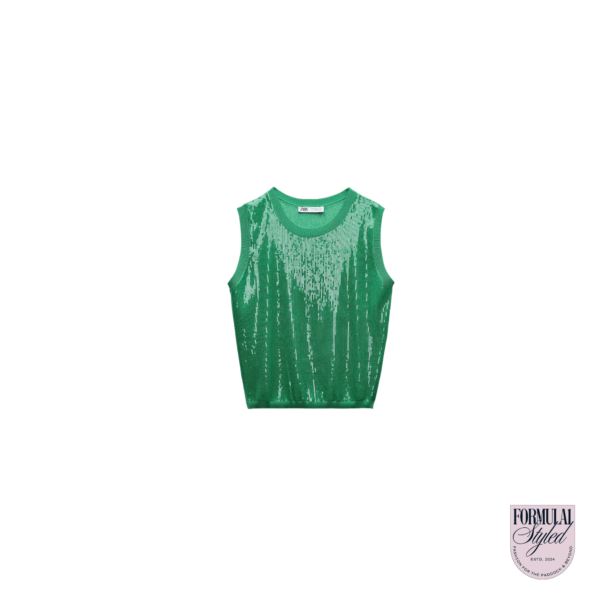 Zara 'Sequin' Sleeveless Tank