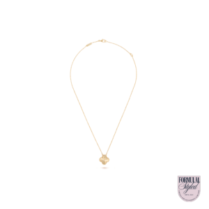 Van Cleef & Arpels 'Alhambra' Gold Necklace