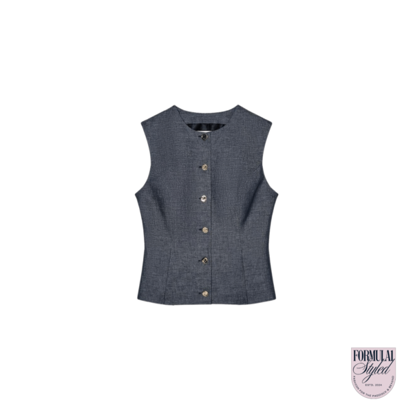 Zara 'Linen Dart' Vest