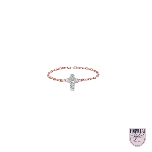 Julieta Joias 'Cross Mesh' Ring