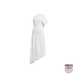 Alaïa 'Asym Ray' Midi Dress