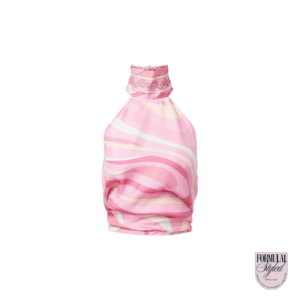 Emilio Pucci 'Marmo' Halter Top