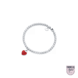 Tiffany & Co. 'Red Bead Heart' Bracelet
