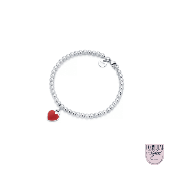 Tiffany & Co. 'Red Bead Heart' Bracelet