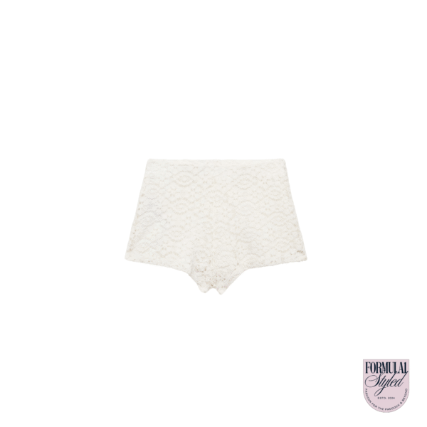 Mango 'Crochet Straight-Fit' Shorts