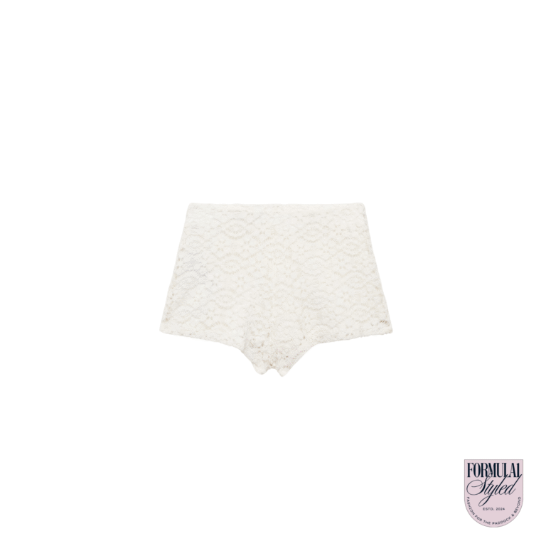 Mango ‘Crochet Straight-Fit’ Shorts