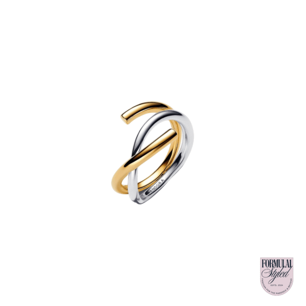 Pandora 'Two-Tone' Double Ring