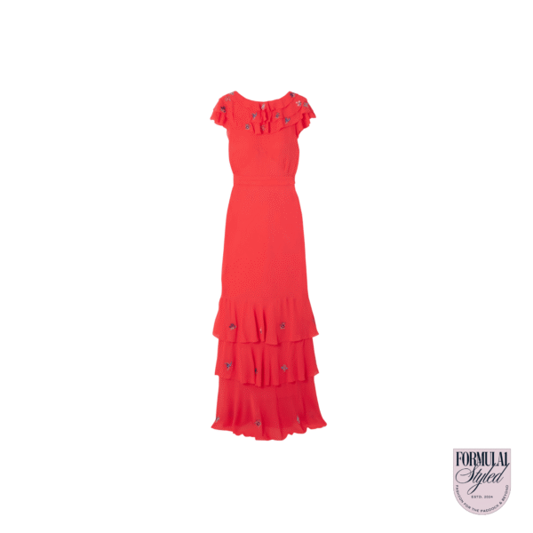 RIXO 'Rio Ruffled' Maxi Dress