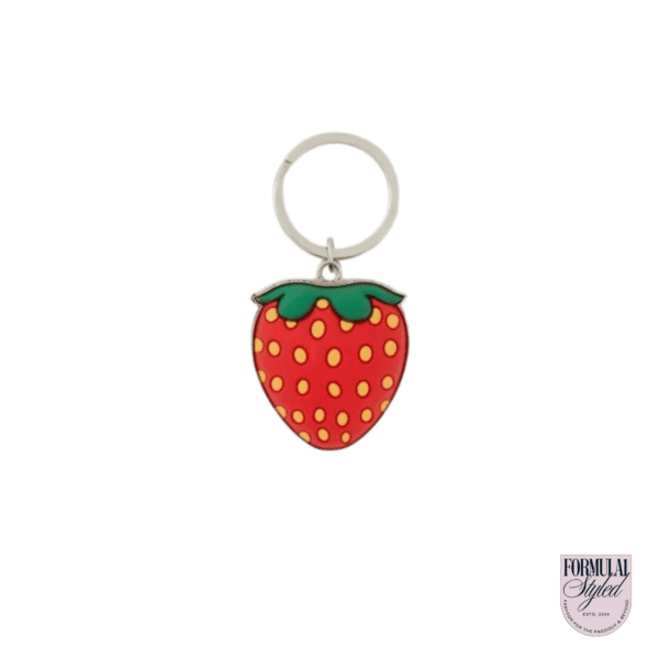 Wimbledon 'Strawberry' Key Ring