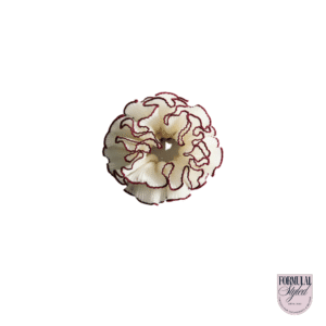 Mango 'Contrast Trim' Flower Scrunchie