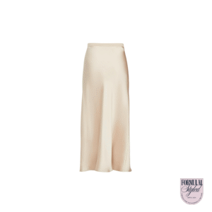 Anine Bing 'Bar' Silk Skirt