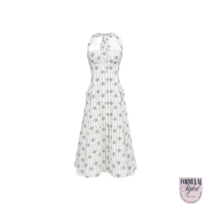House of CB 'Claudia Cream Daisy' Dress