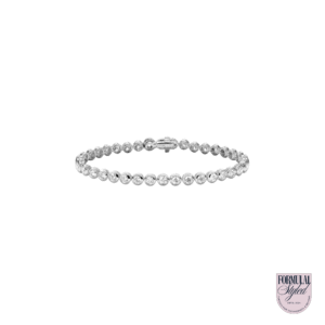 David Yurman '18K White Gold' Tennis Bracelet