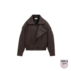 YSL 'Lambskin' Bomber Jacket