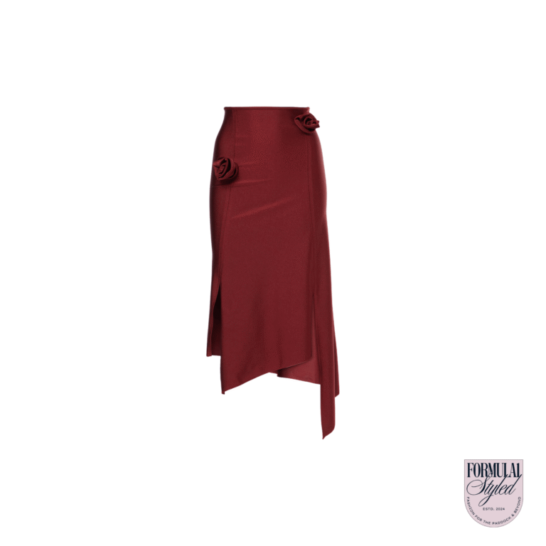 Coperni ‘Floral-Appliqué’ Asymmetric Skirt