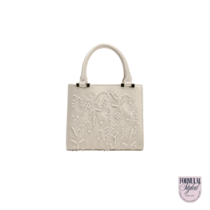 Zara 'Satin-Effect Pearl' Handbag
