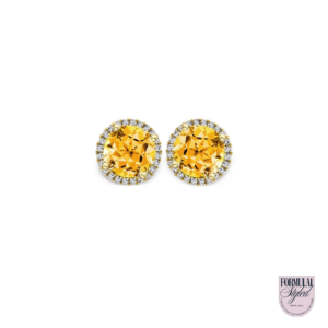 Kiki McDonough Citrine Stud Earrings