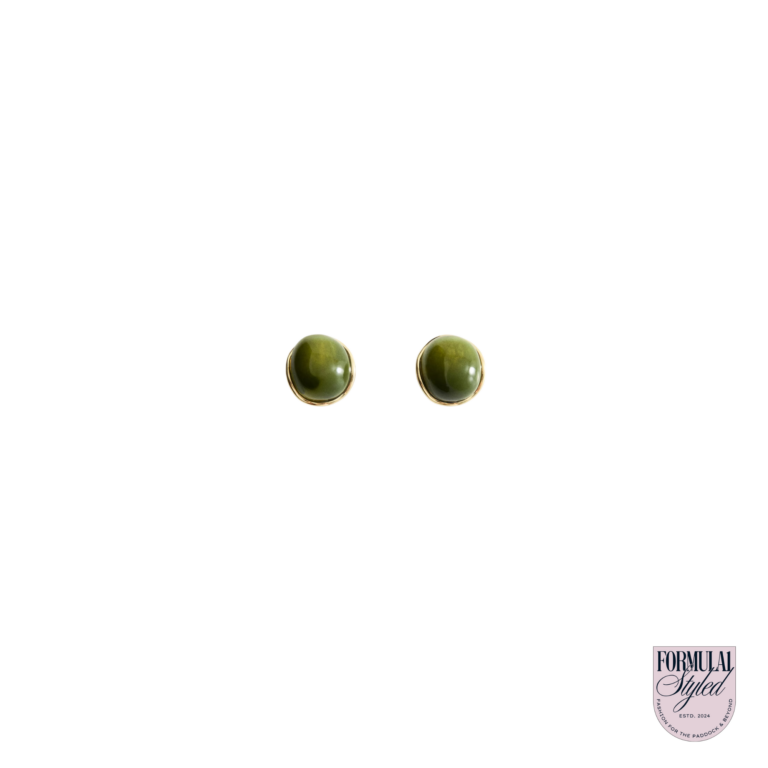 Mango Round Resin Earrings