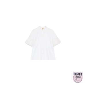 Valentino Embroidered Cotton Poplin Shirt