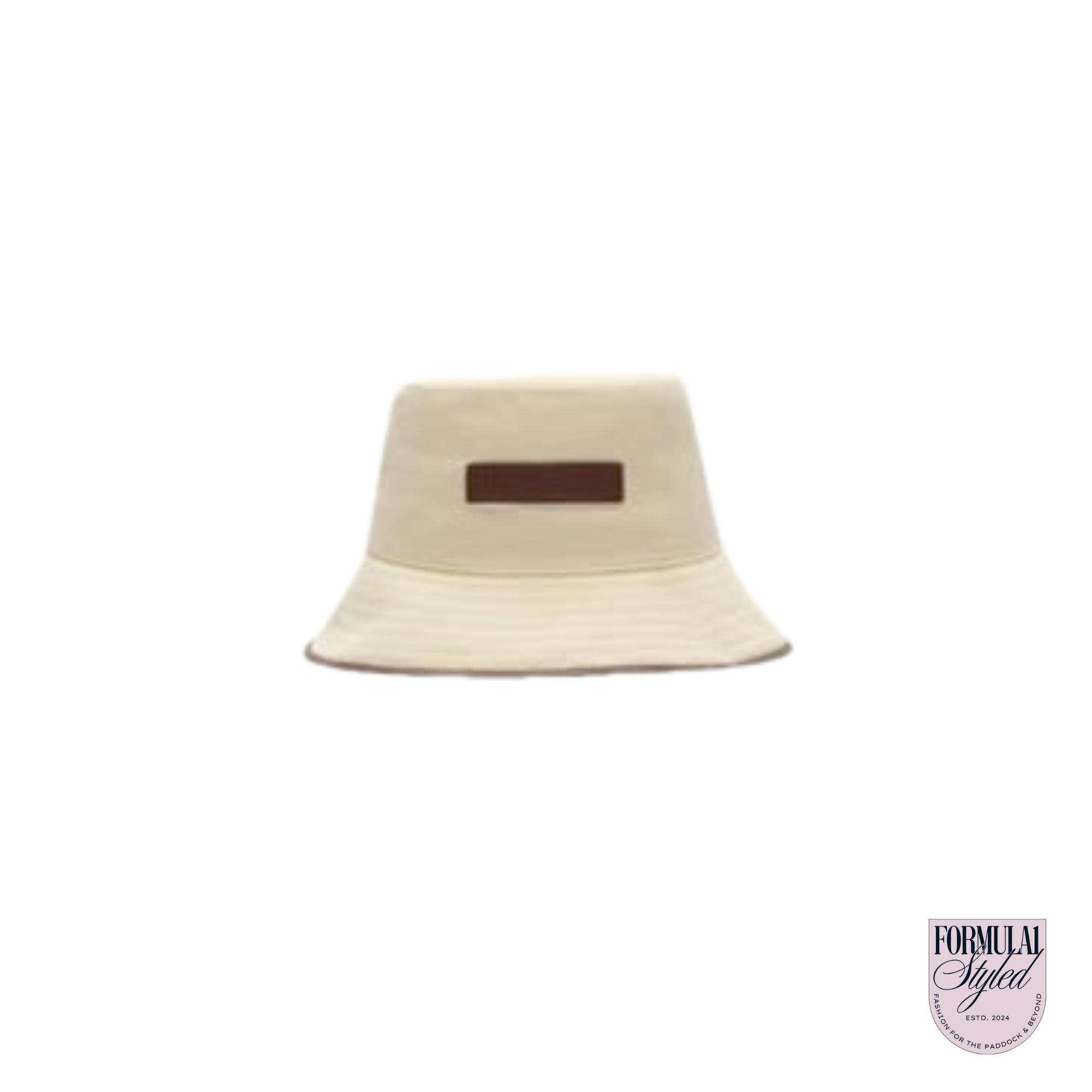 Burberry Logo Gabardine Bucket Hat