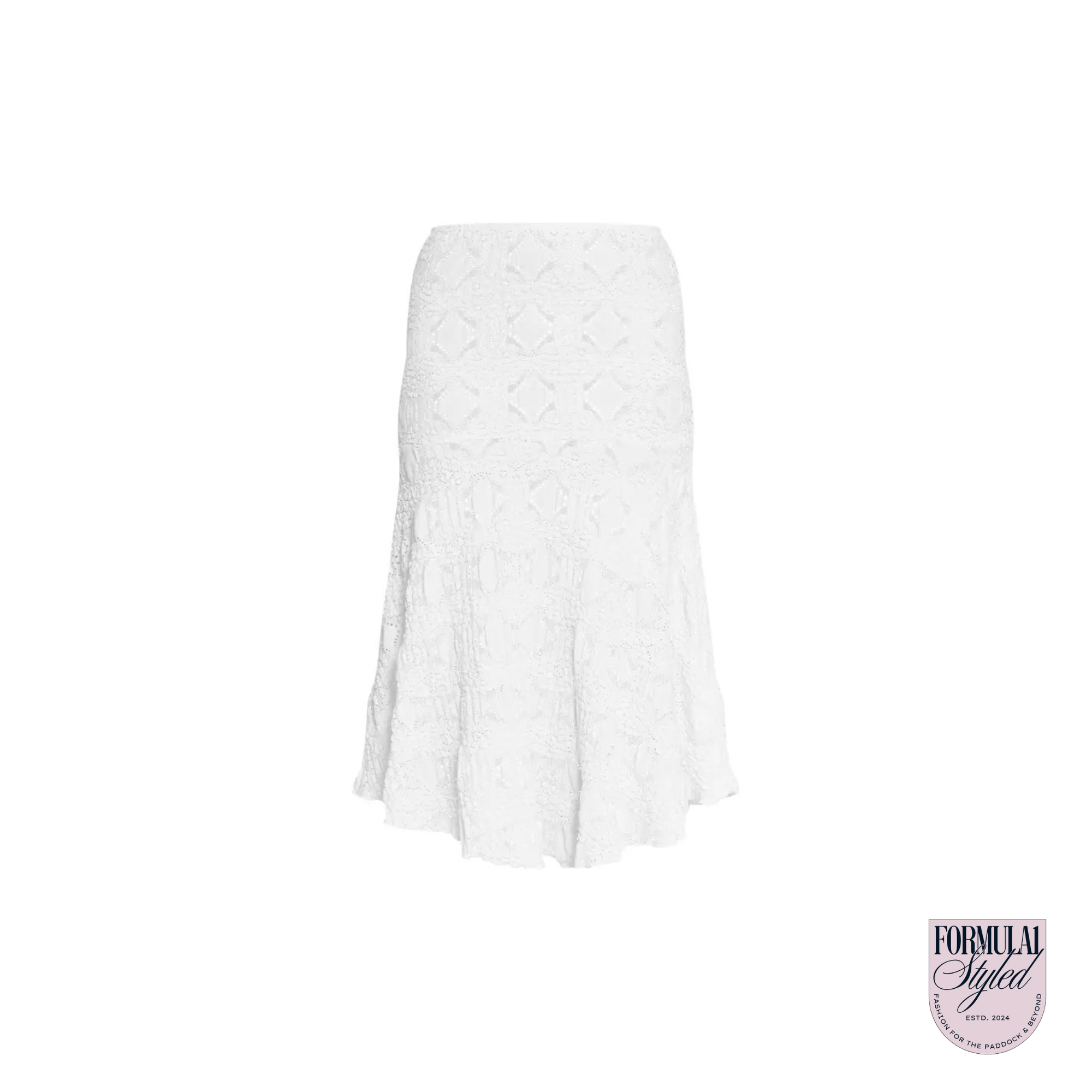 Pretty Little Thing Lace Midi Skirt