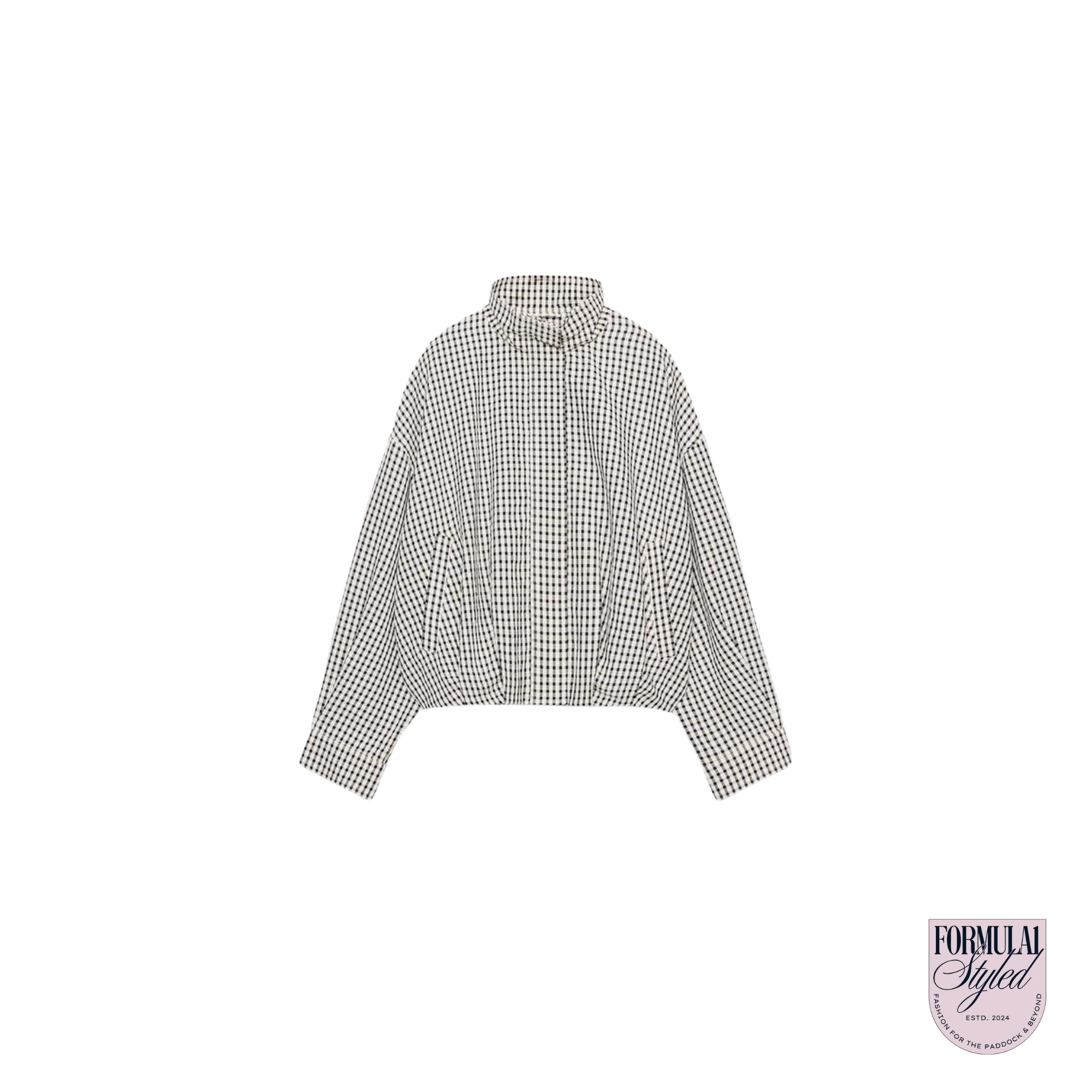 Zara Check Bomber Jacket