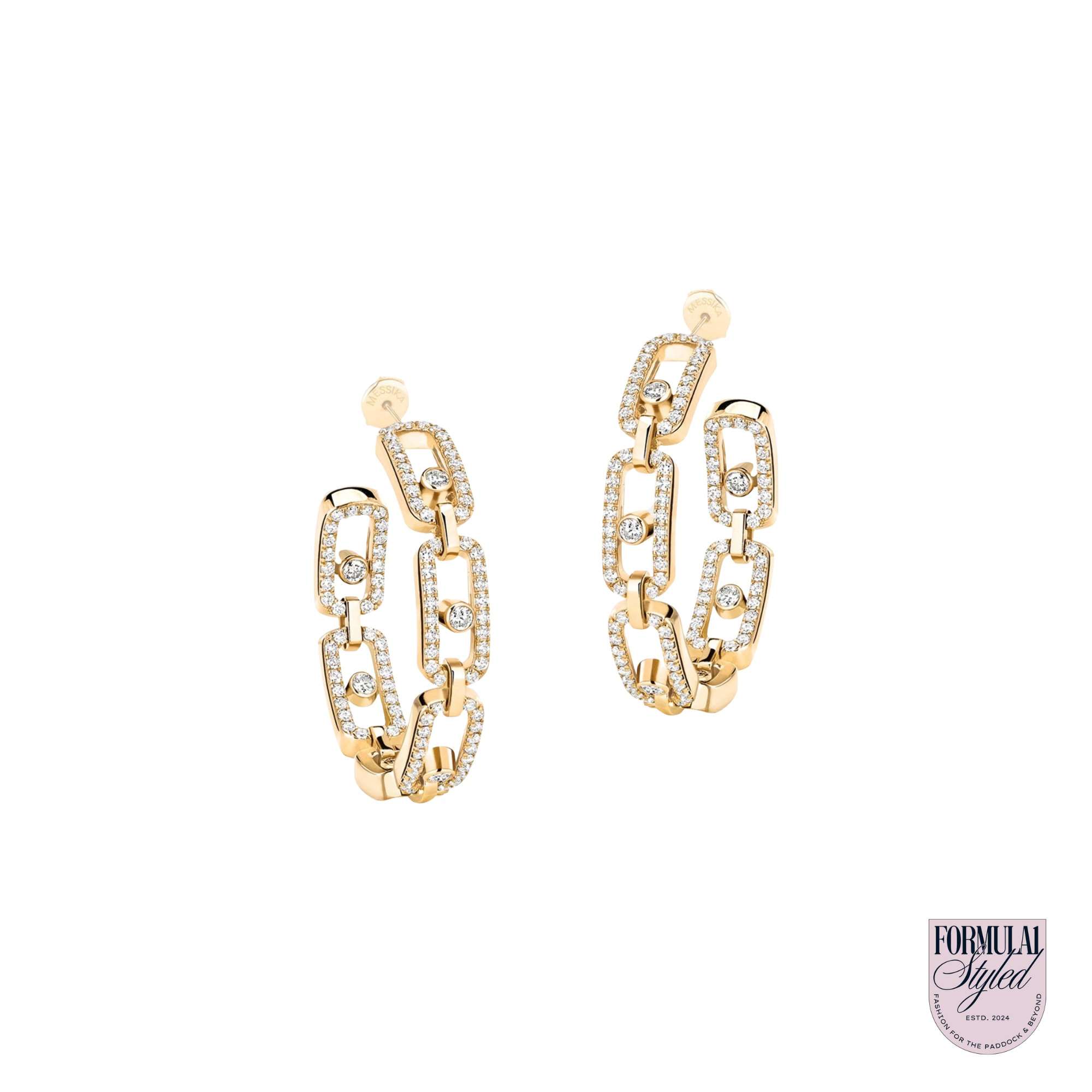Messika Move Link Diamond Earrings