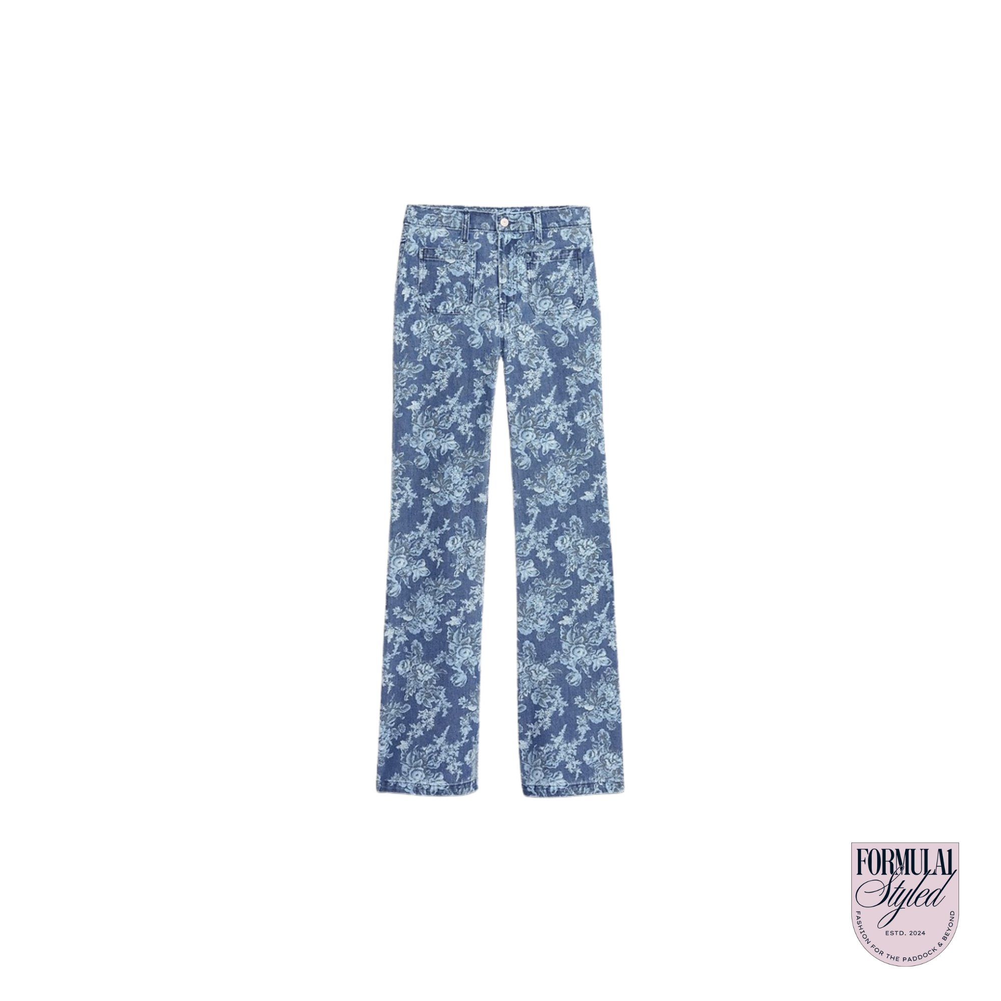 Gap × LoveShackFancy Floral ’70s Flare Jeans