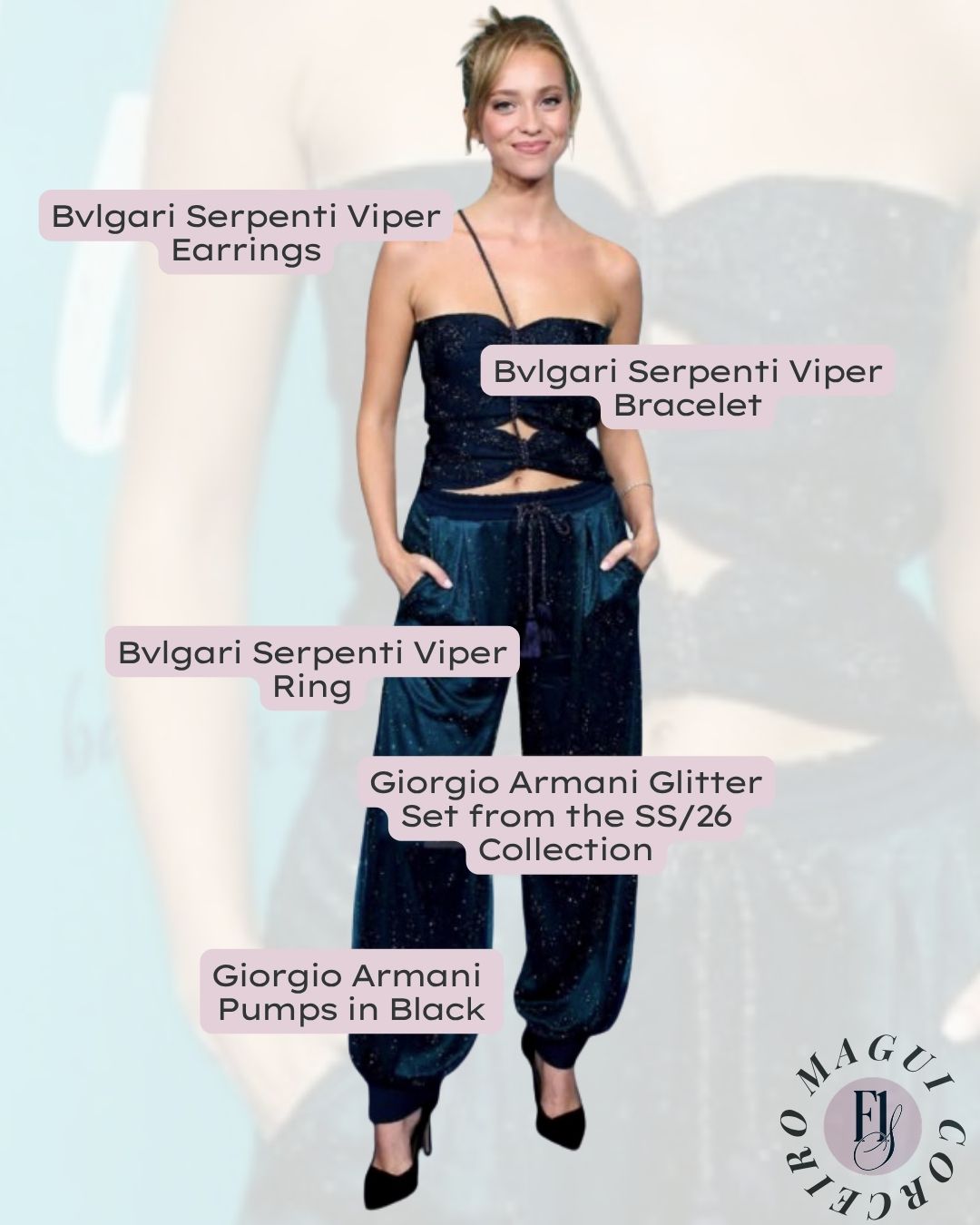 Magui Corceiro in Giorgio Armani at the Premiere of Todo Lo Que Nunca Fuimos