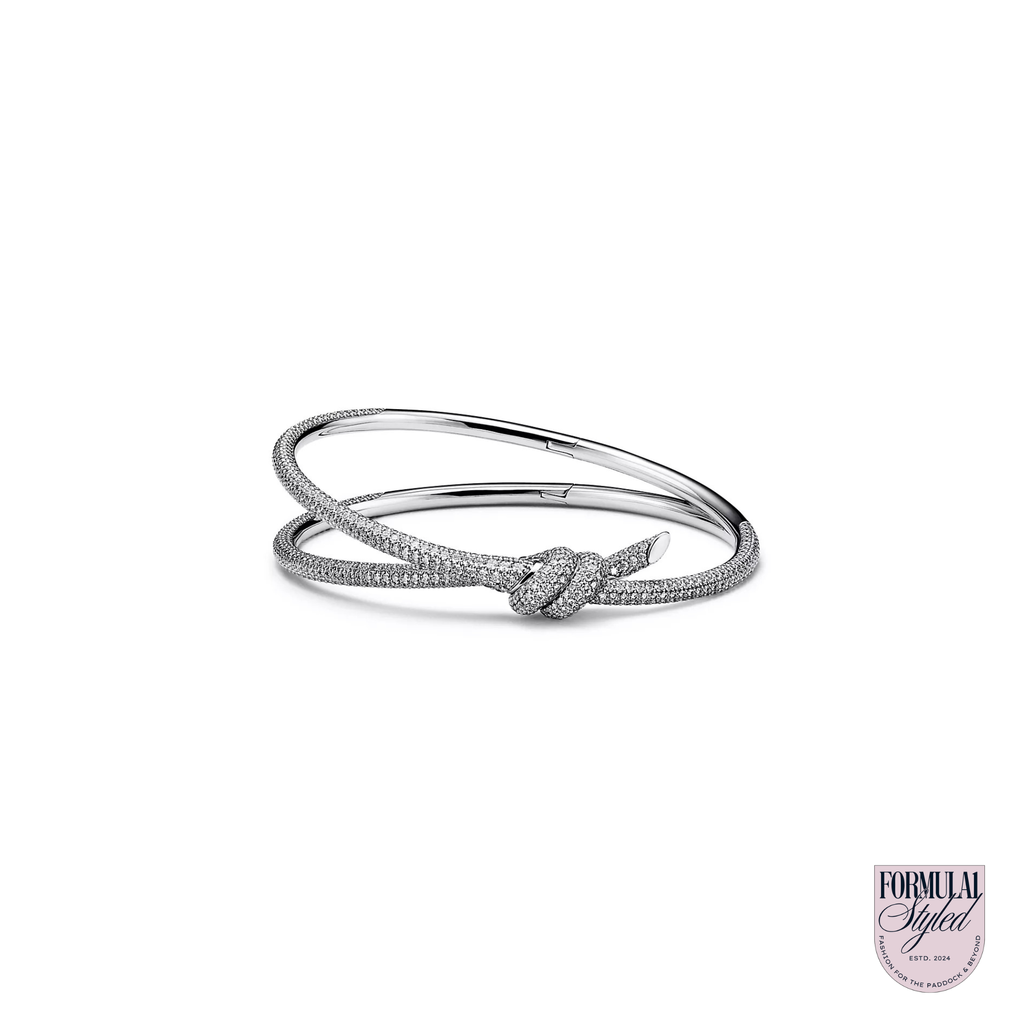 Tiffany Knot Double Row Bow Bracelet